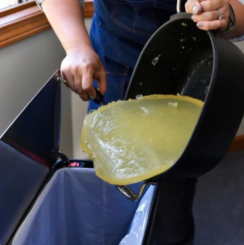 Grease Lock™ – Turn Used Cooking Oil Into Solid Trash in 60 Seconds - Grease Lock